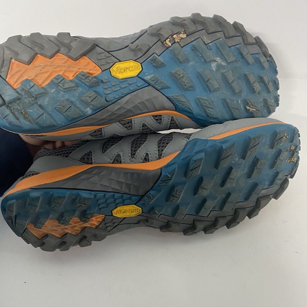 Merrell Shoes Siren 3 Aerosport Women 8.5 Gray Orange Trek Hiking Sneakers 3652 - Picture 13 of 16
